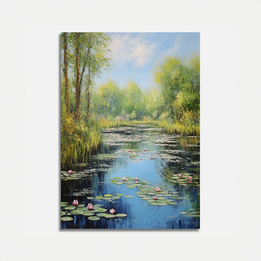 Lilly Pond - Claude Monet Poster