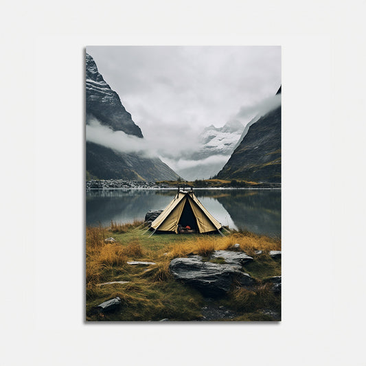 Wilderness Camping Poster