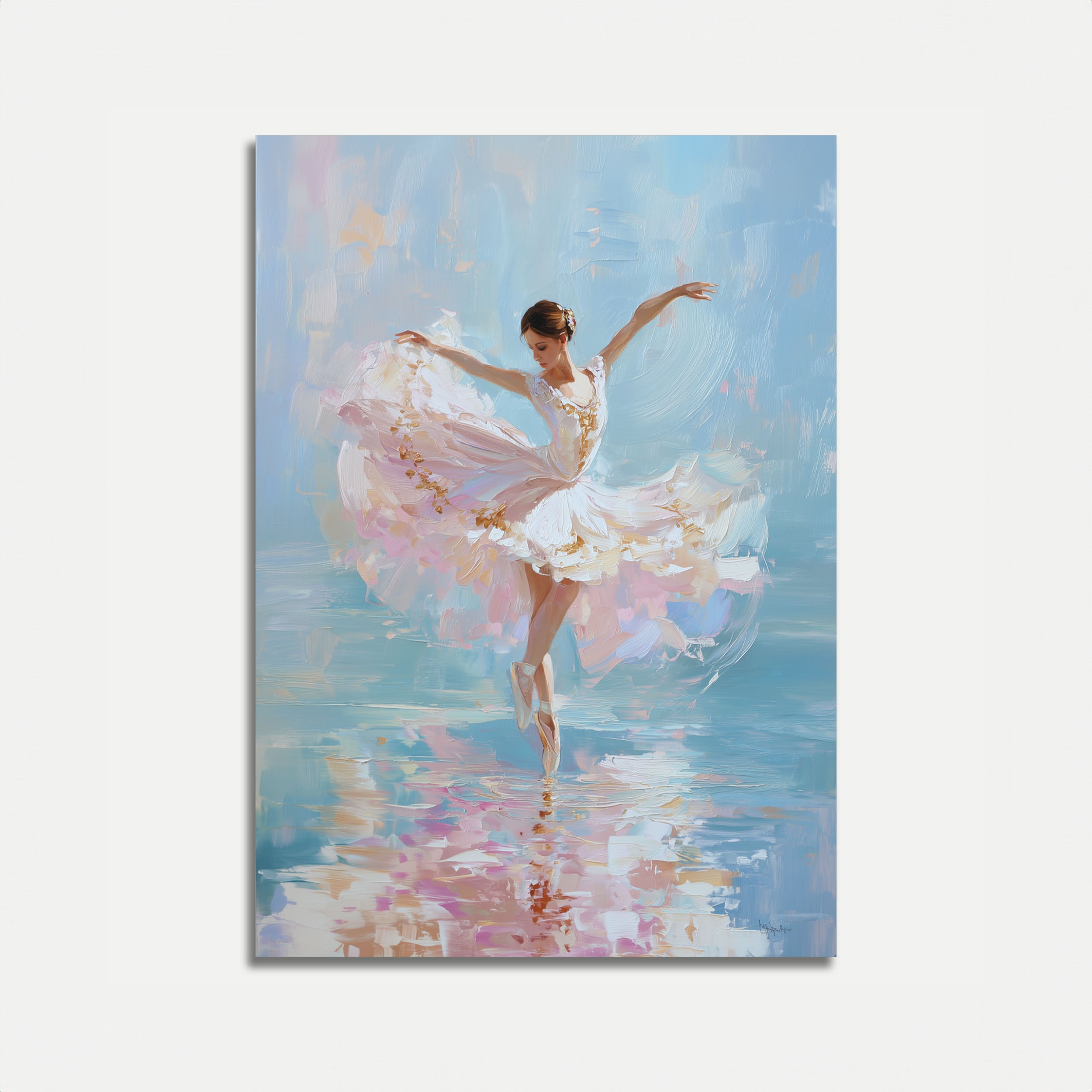 Ballet Dancer Poster - Watercolor Art Print Ballerina – Artisout