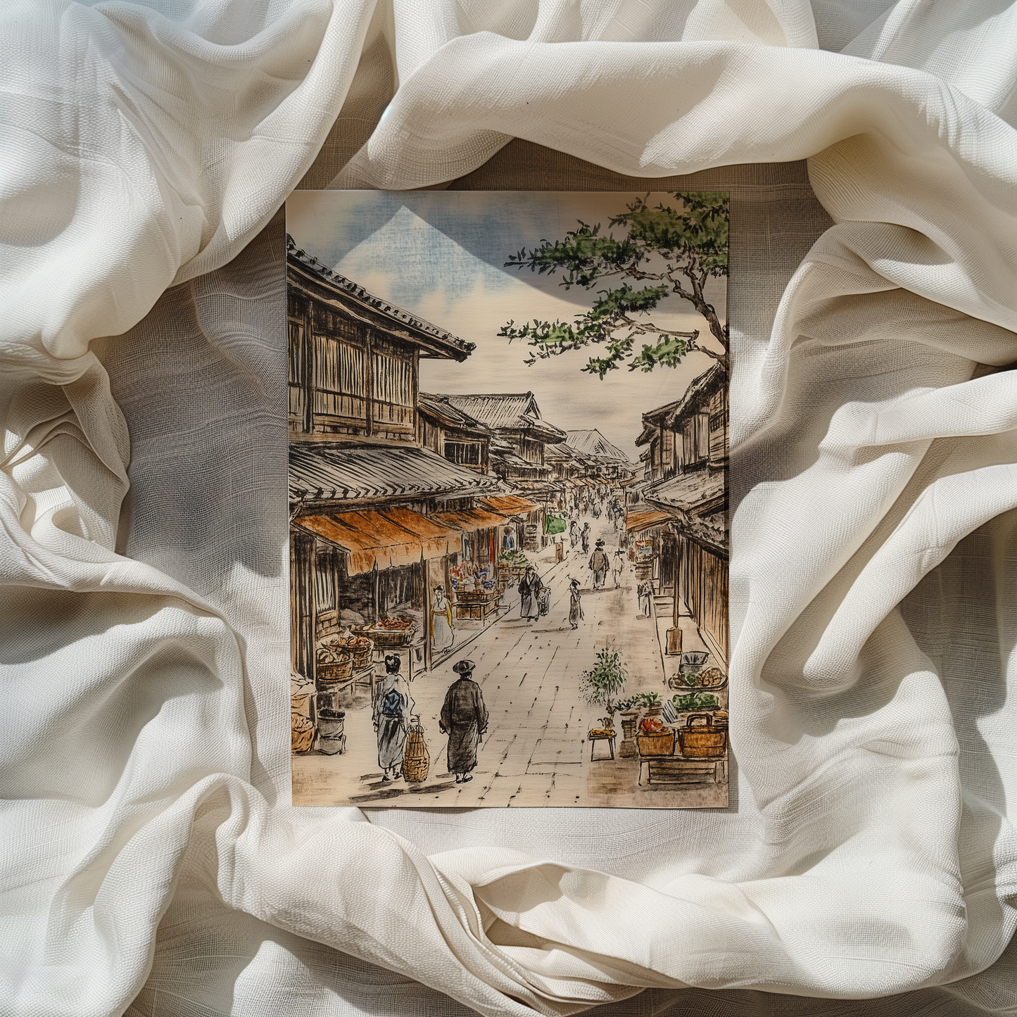 The Timeless Charm of Japan’s Edo Streets – Poster