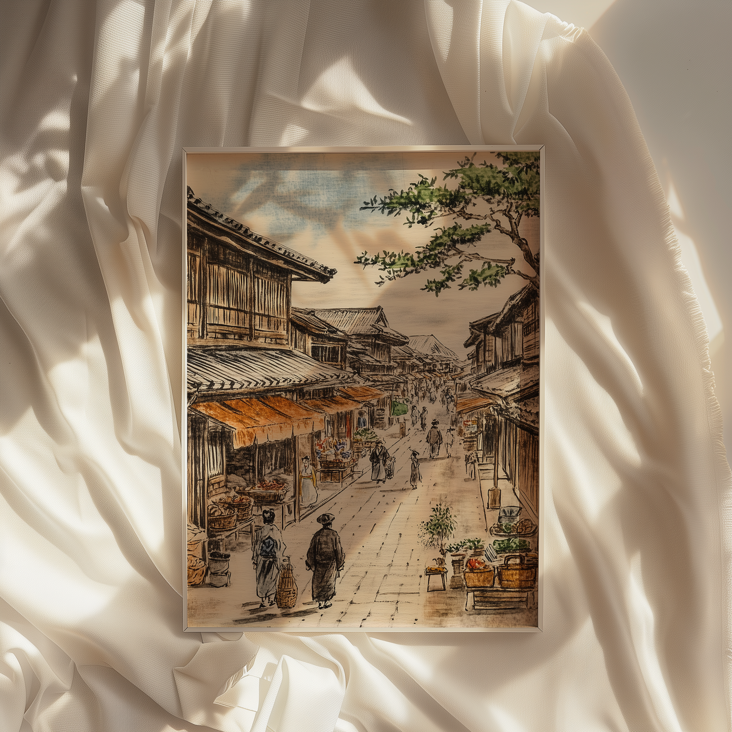 The Timeless Charm of Japan’s Edo Streets – Poster