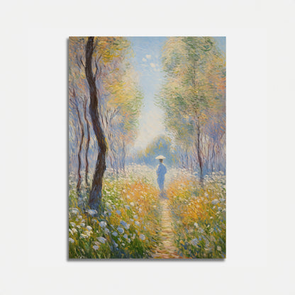 For A Walk - Claude Monet Poster