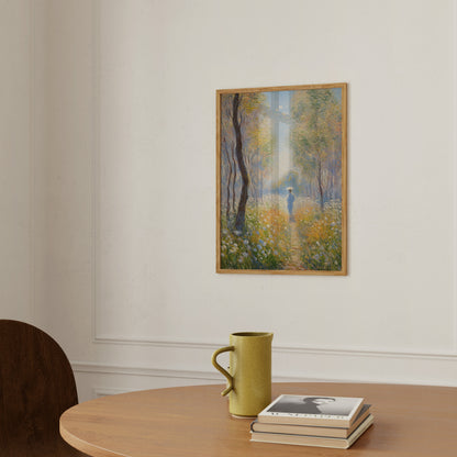 Pour une promenade - Claude Monet Poster