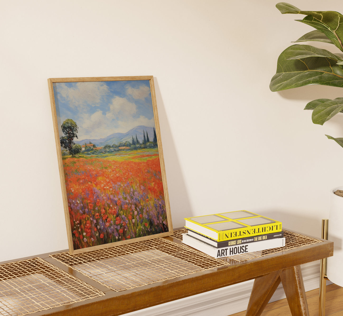 Rose Garden - Claude Monet Poster
