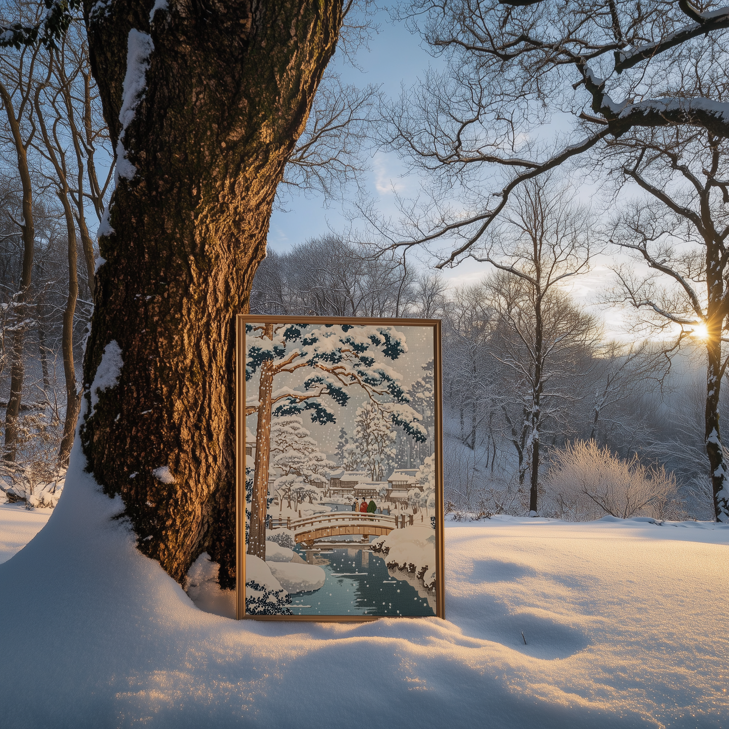 Silent Snow in Japan – Poster