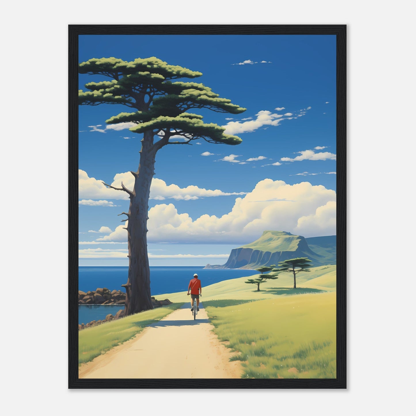 Cycling the Japanese Coast - Poster