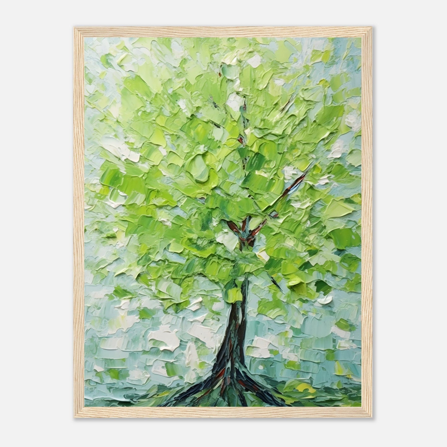 Arbre de printemps - Affiche