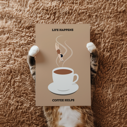 Coffee Plunge – Poster