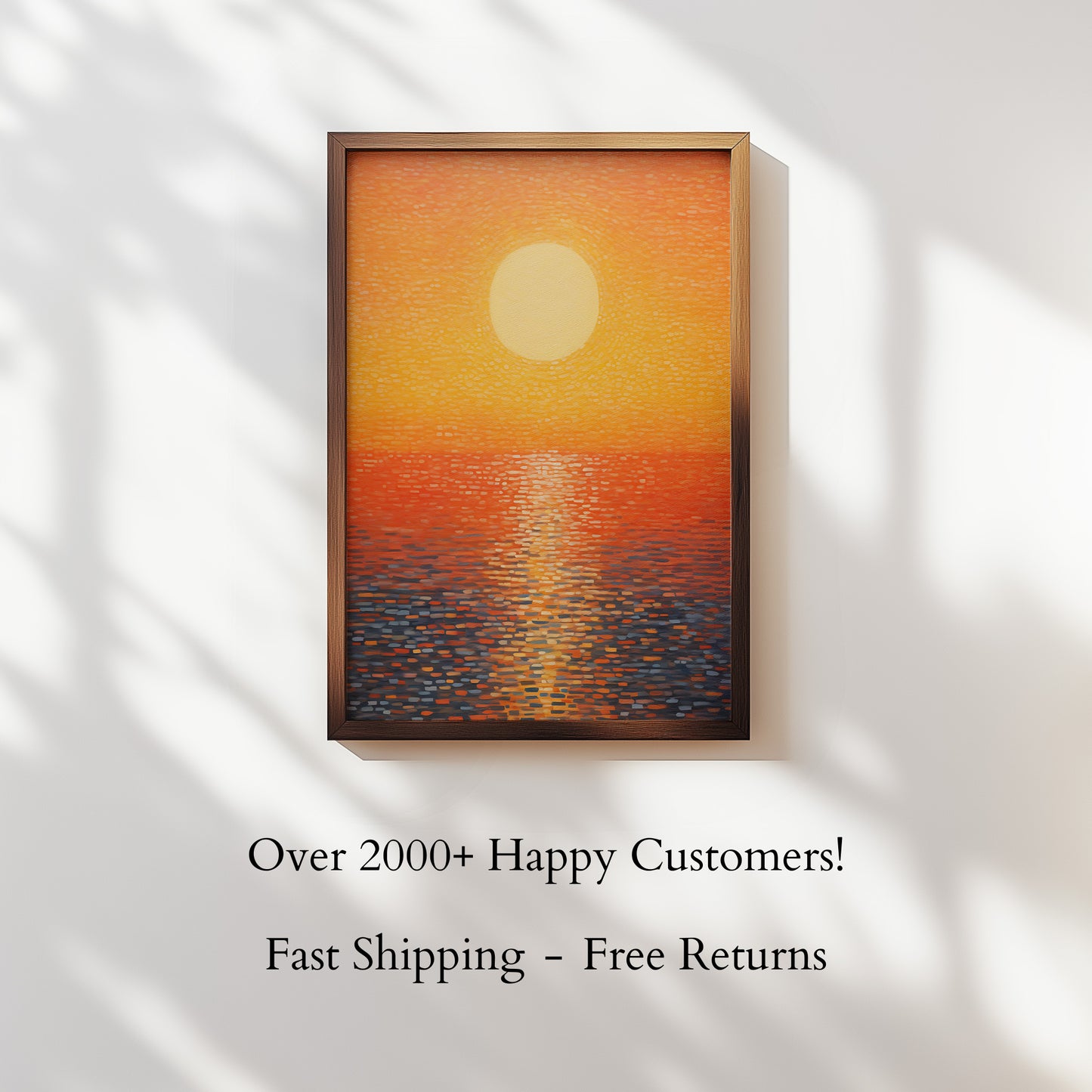 Sunset at Sea - Poster