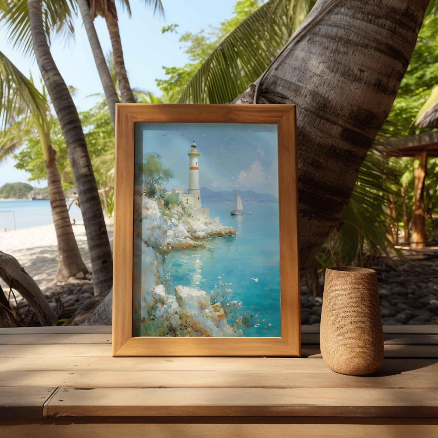 Sailing Past the Lighthouse