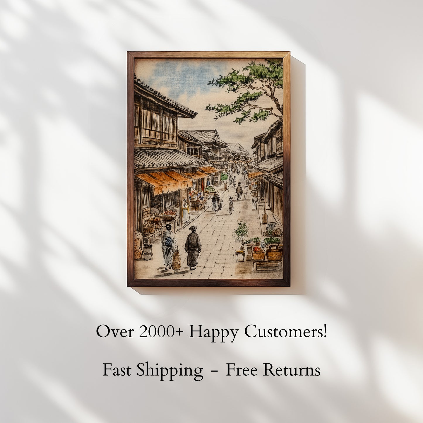 The Timeless Charm of Japan’s Edo Streets – Poster