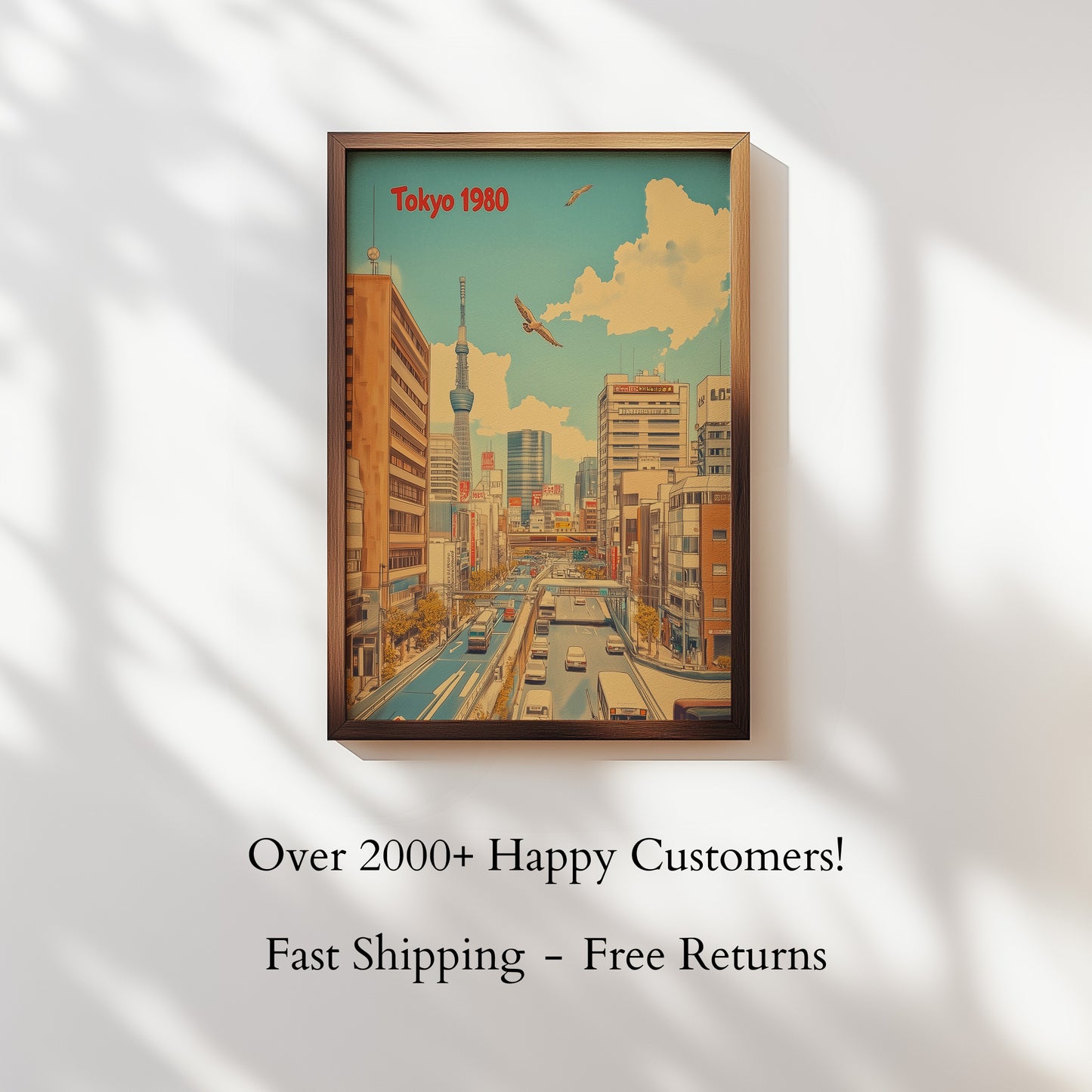 Retro Tokyo Streets - Poster