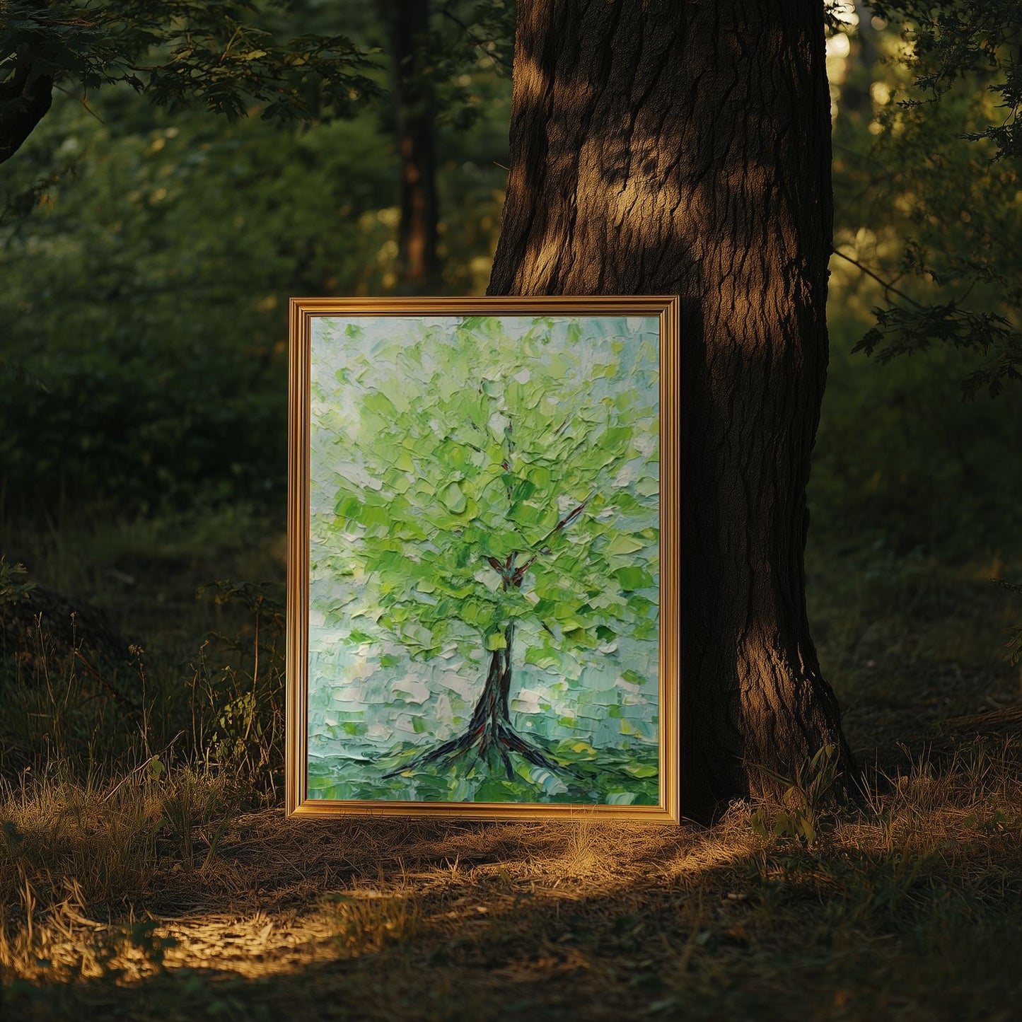 Arbre de printemps - Affiche