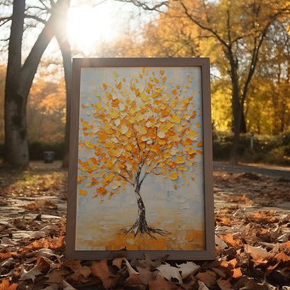 Arbre d'automne - Affiche