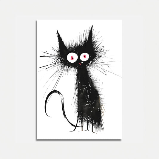 Spiky Cat - Poster