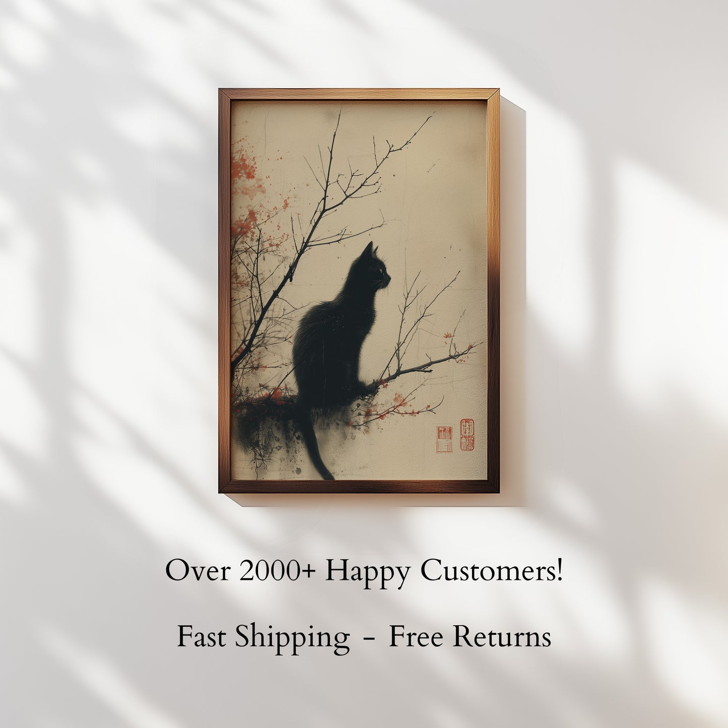 Majestic Black Cat - Poster