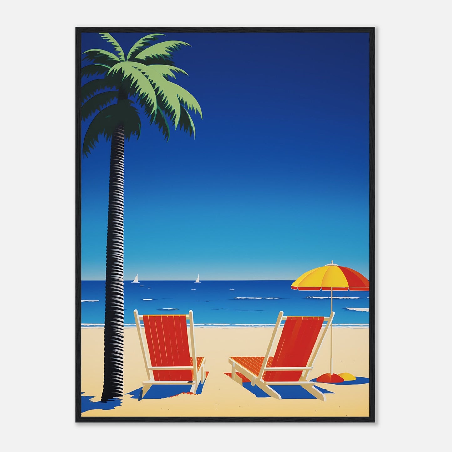 Japanese Beach - Poster