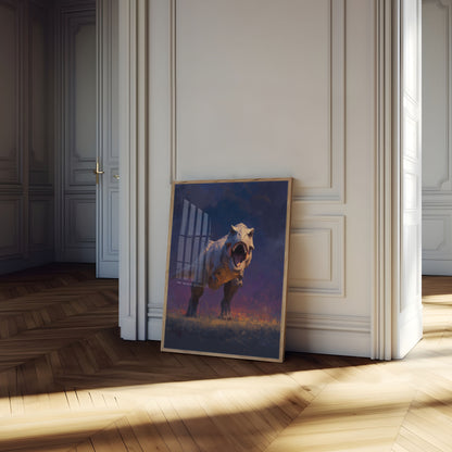 Jurassic Roar T-Rex Poster