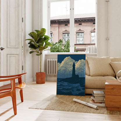 Lighthouse in the Clouds Poster