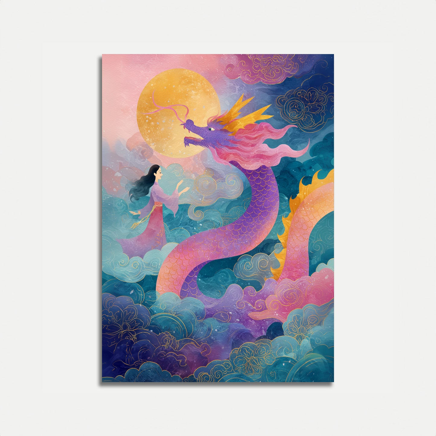 Celestial Dragon Dance Poster