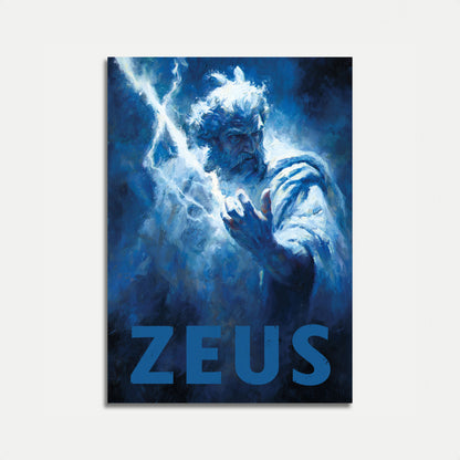 Zeus Lightning Storm Poster