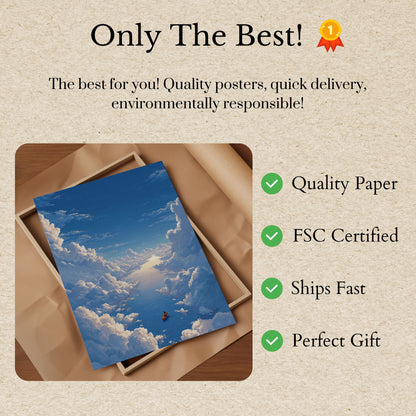 Clouds Journey Dreamscape Poster