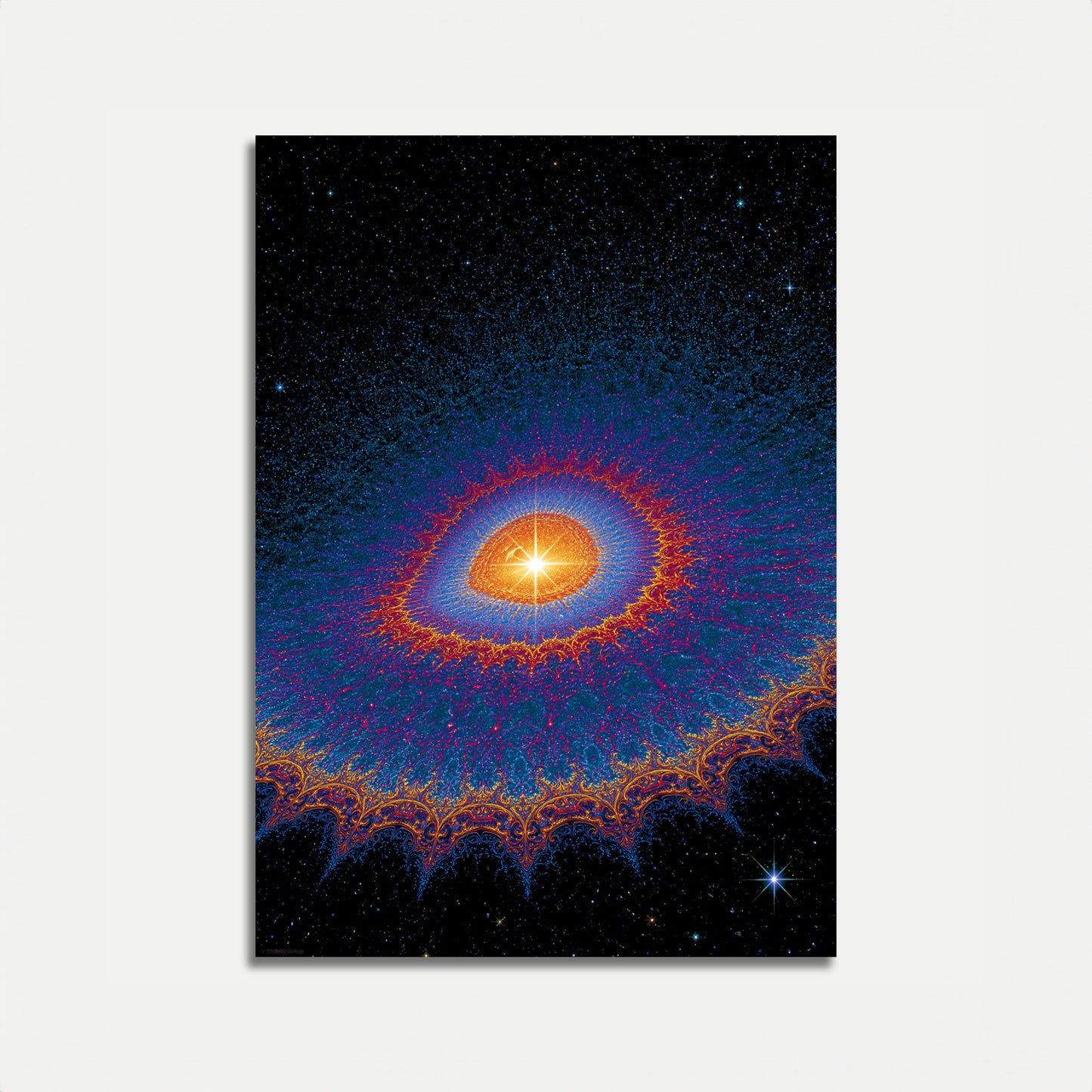 Kosmisk Sol Øje Plakat