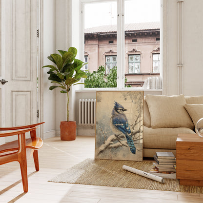Poster Blu Jay Inverno Neve