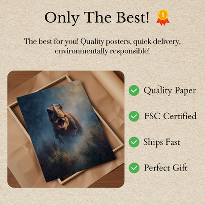 Póster de Furia de Depredador Prehistórico