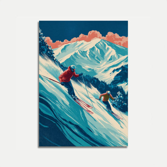 Bergski-Abenteuer-Poster