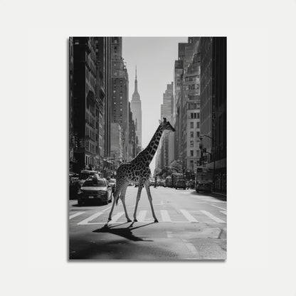 Urban Giraffe New York Poster