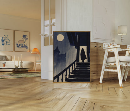 Nosferatu Ascending the Stairs Poster