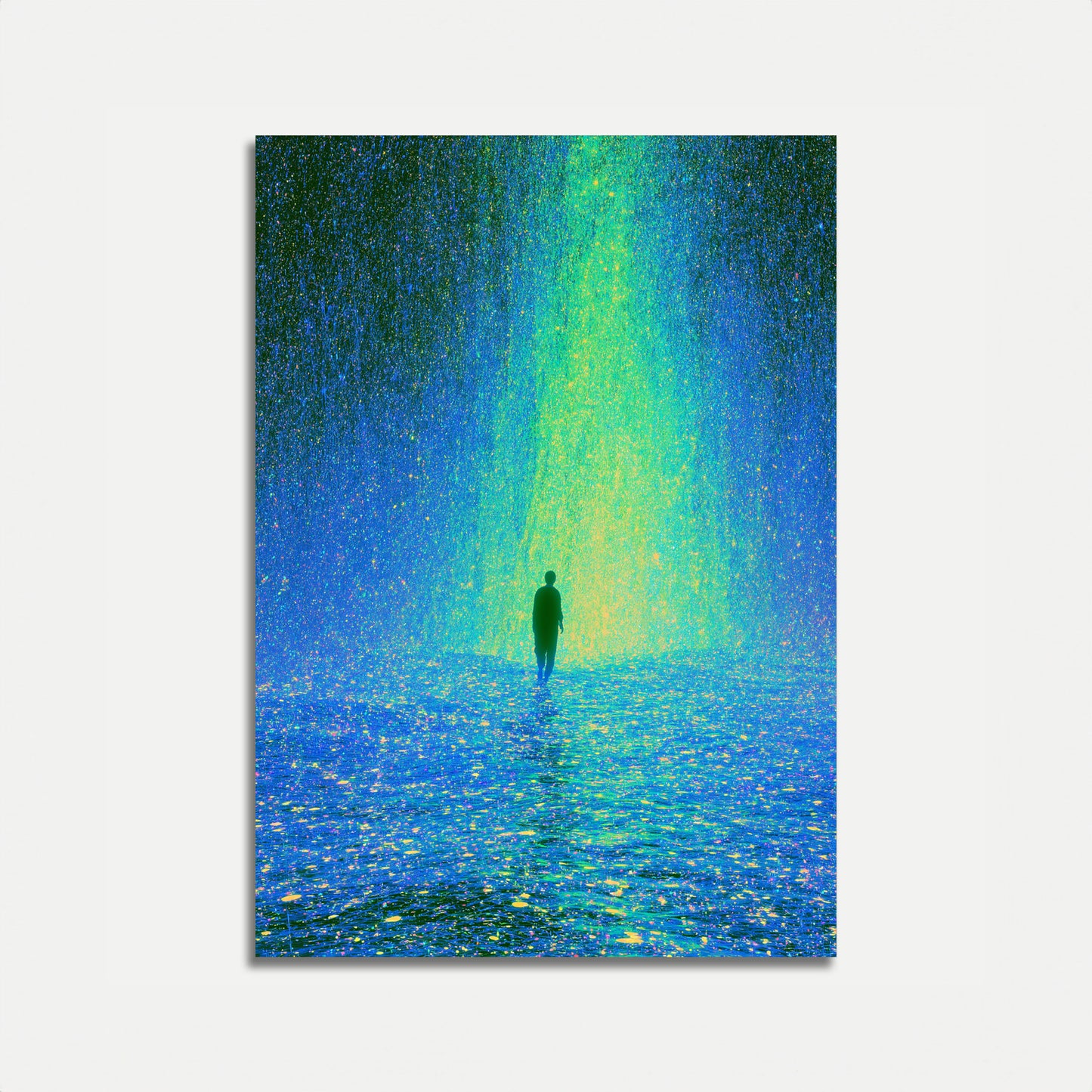 Solitary Journey Through Light Poster