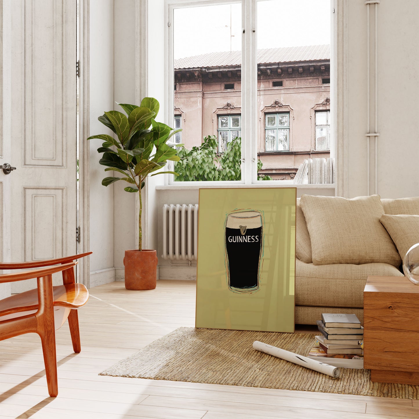 Classic Guinness Dark Beer Poster