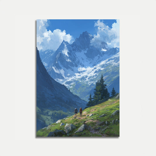 Mountain Trail Wilderness Poster