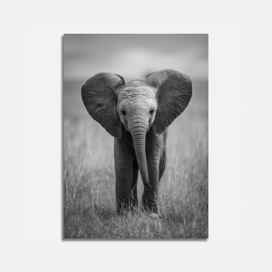 Majestic Baby Elephant Portrait Poster