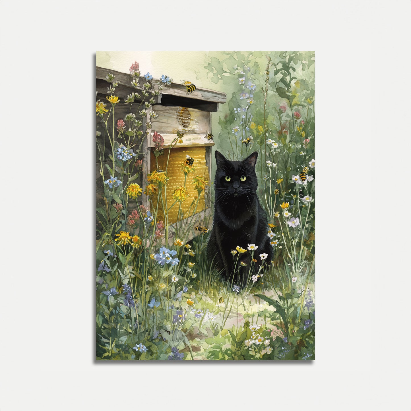 Cartel del Gato Negro en el Jardín