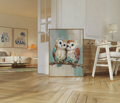 Poster Due Gufi Insieme