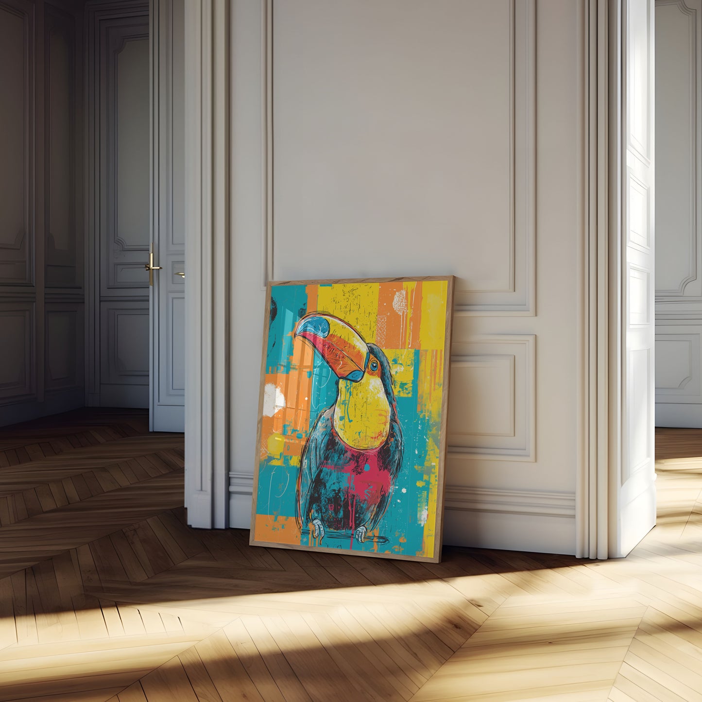 Colorful Tropical Toucan Poster