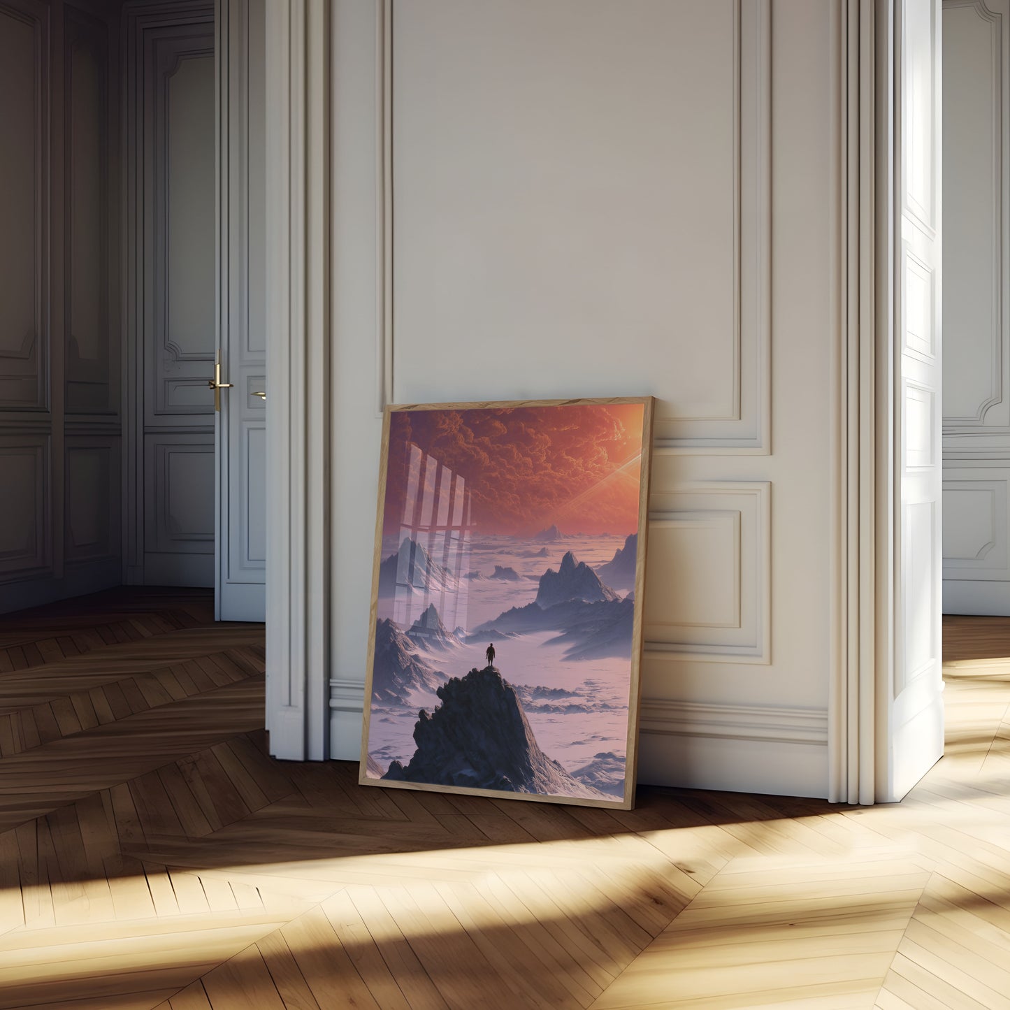 Plakat Samotnego Odkrywcy na Obcym Terenie