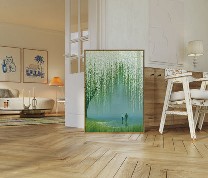 Weeping Willow by the Lake Poster