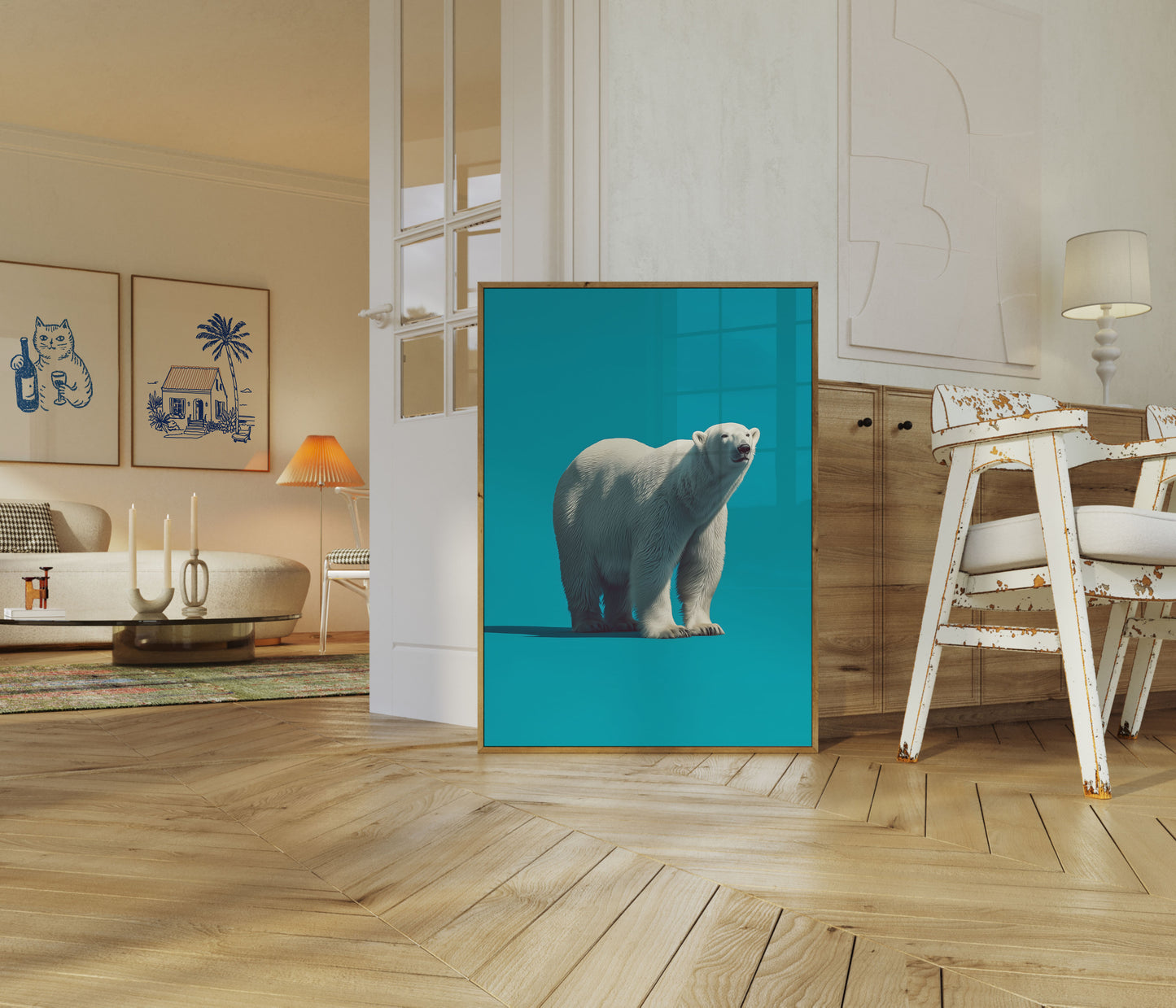 Póster del oso polar de Arctic Majesty