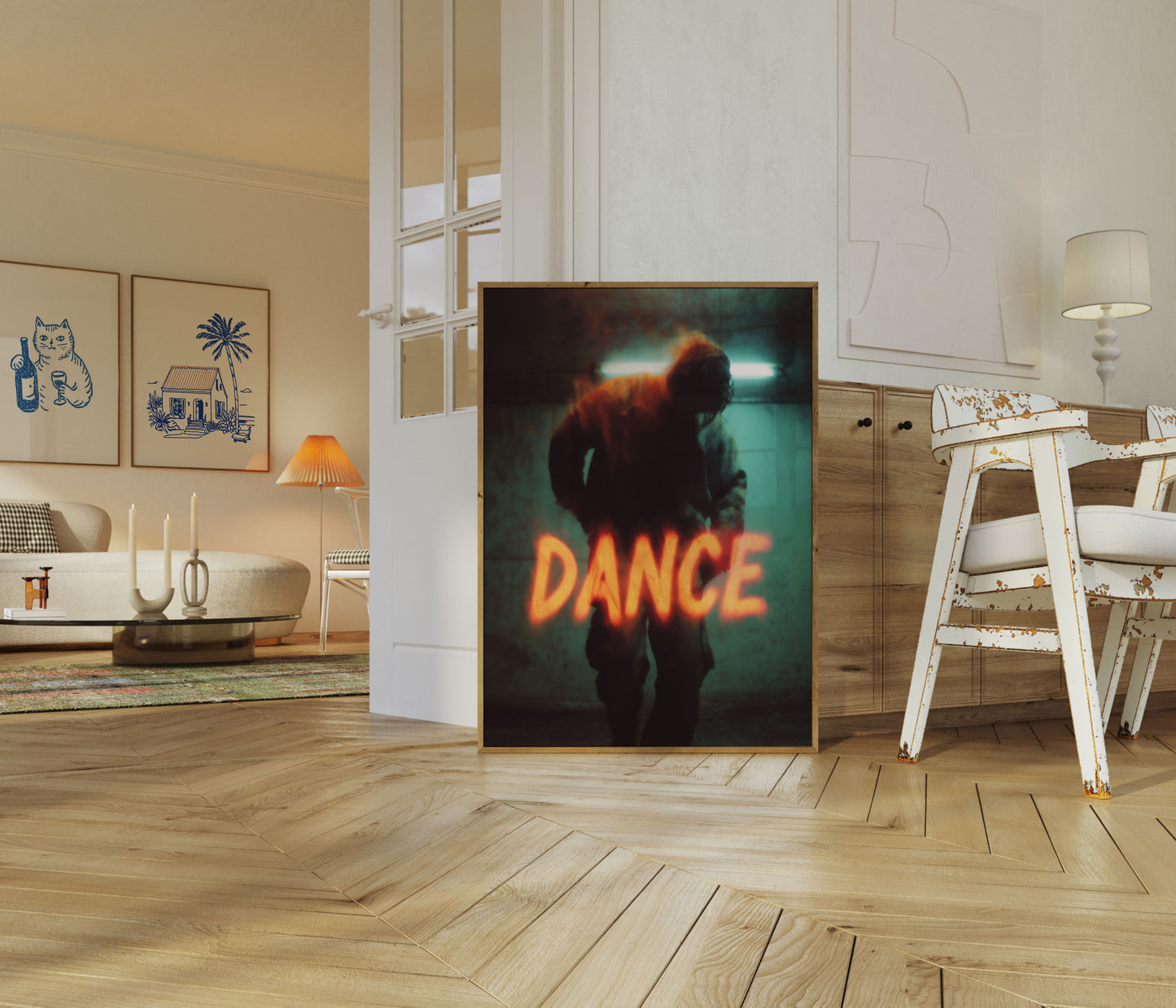 Dans i skuggor Poster