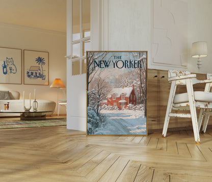 Snowy New Yorker Winter Poster