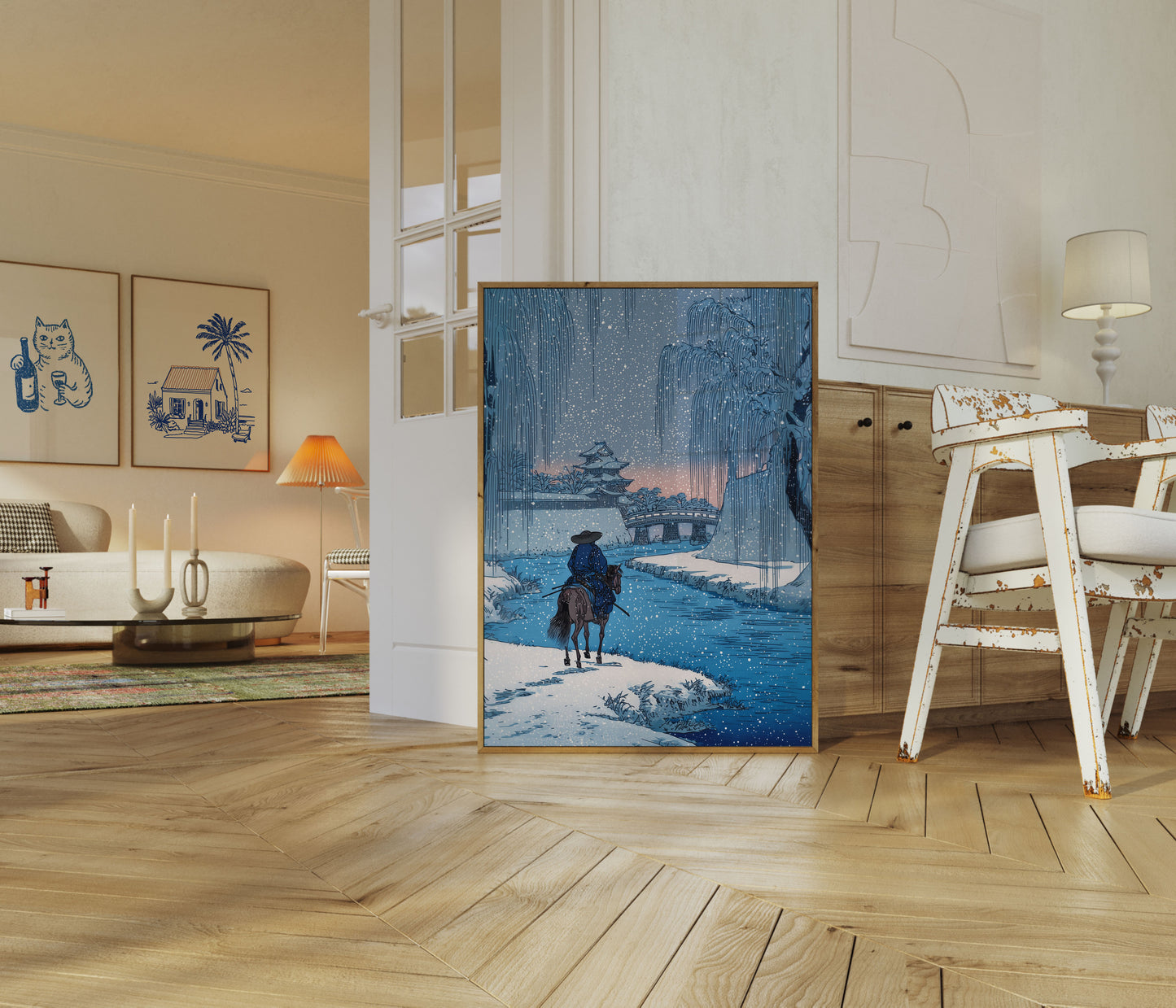 Samurai Winter Journey Poster
