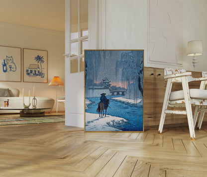 Samurai Winter Journey Poster
