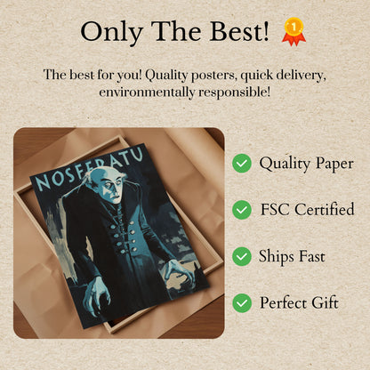 Nosferatu Classic Horror Poster
