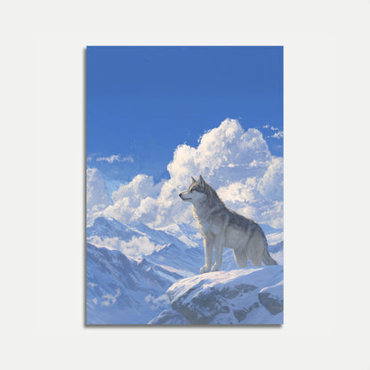 Lone Wolf Mountain Peak Poster