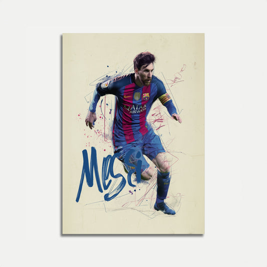 Fußball-Legende Künstlerisches Bewegungsposter