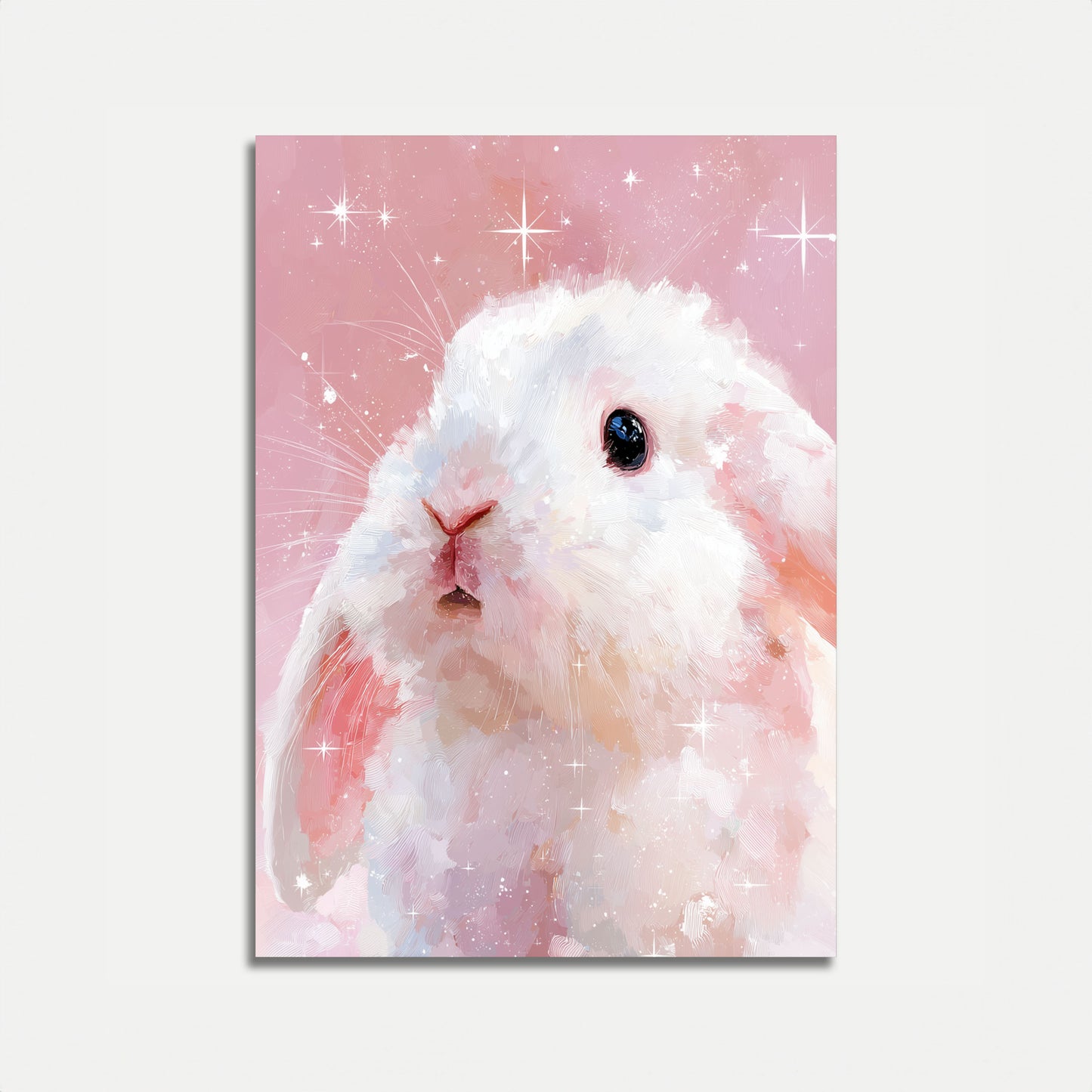 Celestial Bunny Starlight Poster